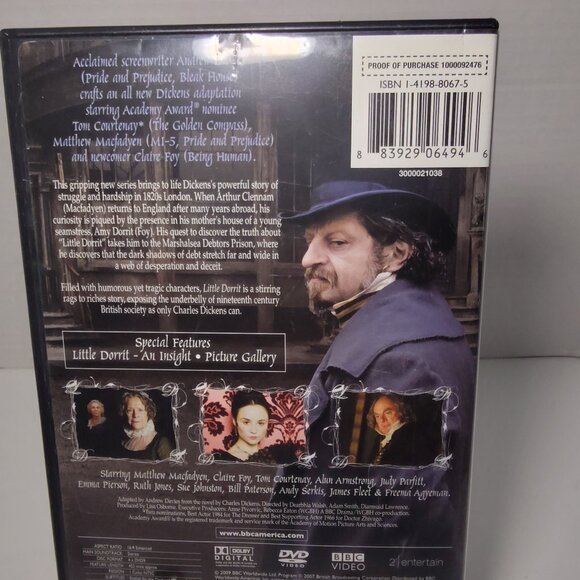 Little Dorrit by Charles Dickens (2008,DVD, Drama, 4 Disc Set) 14 Episodes BBC - Picture 2 of 3